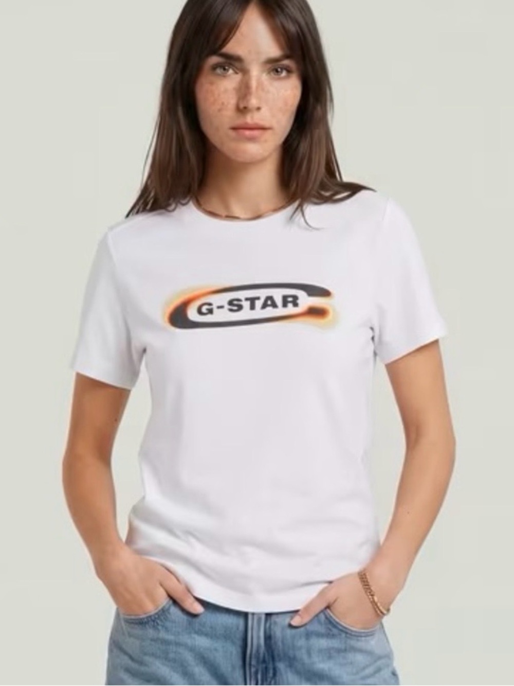 G-STAR RAW Old Skool Logo T Shirt